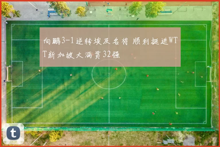 向鹏3-1逆转埃及名将 顺利挺进WTT新加坡大满贯32强